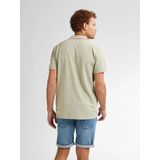 Petrol Industries Heren polo m-ros-pol003 6173 desert sage