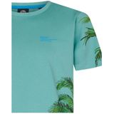 Petrol Industries - T-shirt - Aquablauw/Groen - 100% Katoen