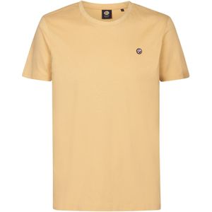 Petrol Industries - T-shirt - Geel - Katoen - Korte Mouwen