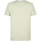 Petrol Industries - Backprint T-shirt Bayfront - Groen - Korte Mouwen - Regular Fit