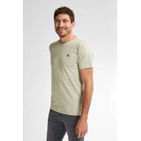 Petrol Industries - Backprint T-shirt Bayfront - Groen - Korte Mouwen - Regular Fit