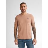 Petrol Industries - Driftwalk - T-shirt - Bruin - Relaxed Fit - 100% Katoen