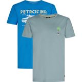 Petrol Industries - T-shirt - Jongens - 2-Pack - Ronde Hals - Katoen - Korte Mouwen