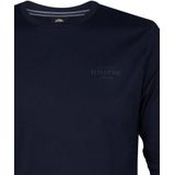 T-shirt - Long Sleeve - Regular Fit - Zwart - 100% Katoen