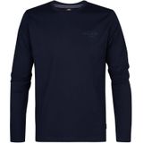 T-shirt - Long Sleeve - Regular Fit - Zwart - 100% Katoen