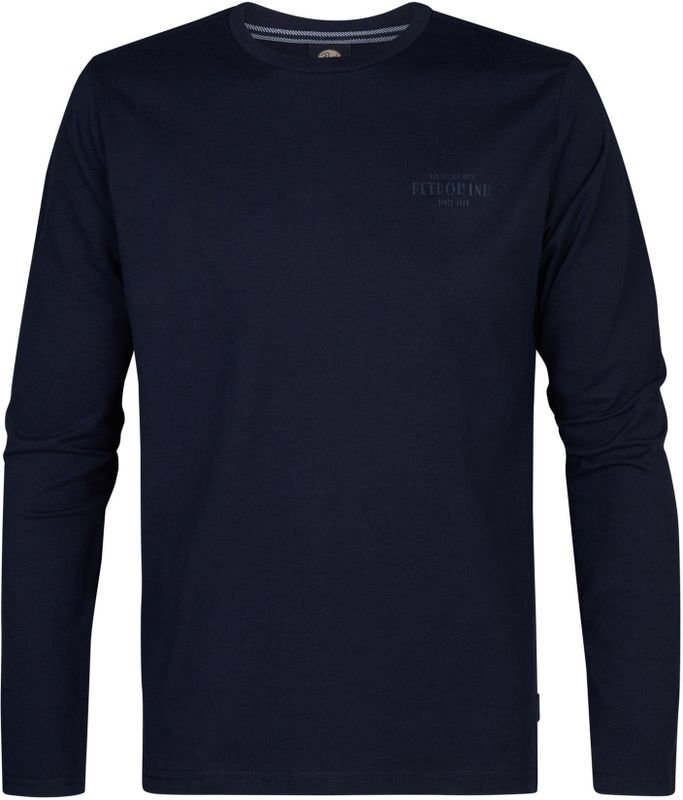 T-shirt - Long Sleeve - Regular Fit - Zwart - 100% Katoen