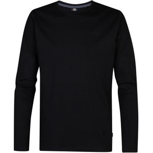 Petrol Industries - Logo T-shirt - Zwart - 100% Katoen - Lange Mouwen