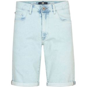 Petrol Industries - Denim Tapered Short - Blauw - Korte Broek