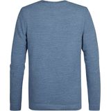 Petrol Industries - Gebreide Polo - Blauw - 100% Katoen