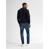 Petrol Industries - Estes - Geribde Sweater - Blauw