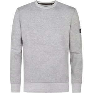 Petrol Industries - Estes - Geribde Sweater - Grijs