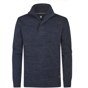 Gebreide Trui - Blauw - Katoen/Gerecycled Polyester