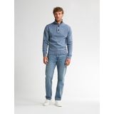 Gebreide Trui - Katoen en Gerecycled Polyester - Opstaande Kraag - Casual