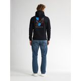 Petrol Industries - Back print Hoodie Sparta - Zwart - Hoodie