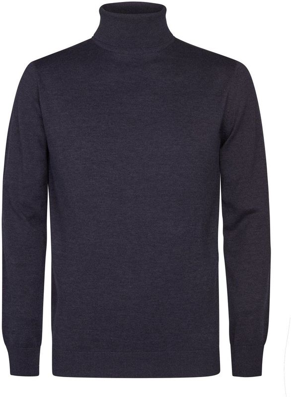 Gebreide Trui - Blauw - Katoen/Gerecycled Polyester