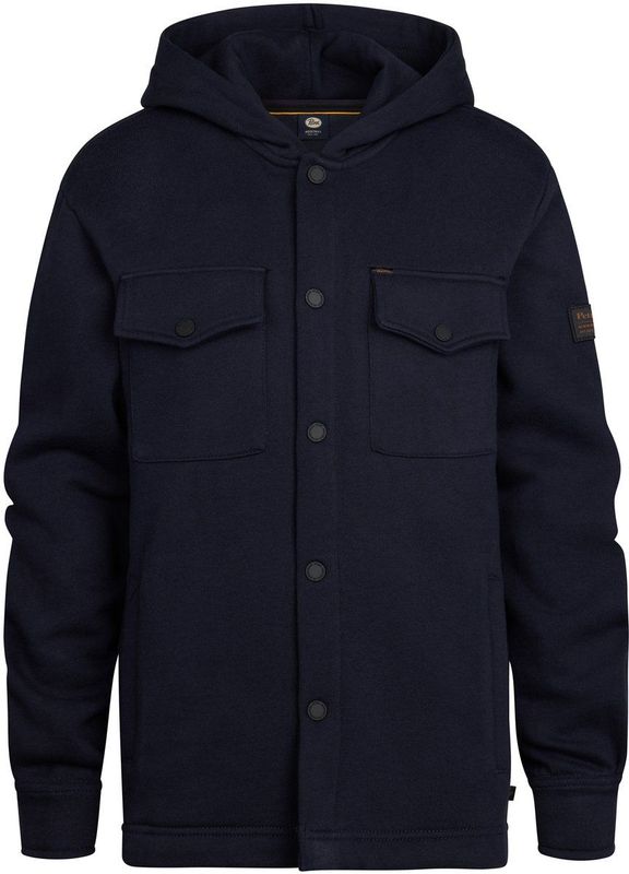 Petrol Industries - Shasta - Overshirt - Blauw - Met Capuchon