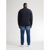 Petrol Industries - Gebreid Vest Hayward - Blauw - Heren Plus Size