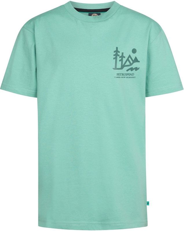 Petrol Industries - Jongens T-shirt - Turquoise - Katoen