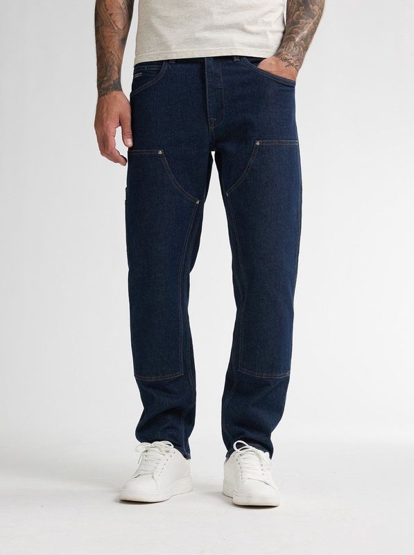 Petrol Industries - Utility Loose Fit Jeans Hiawatha - Blauw - W28/L32 - loose-fit-jeans