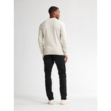 Trui - Fijngebreid - Blauw - Katoen/Acryl