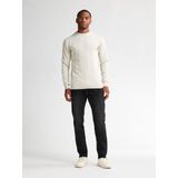 Trui - Fijngebreid - Blauw - Katoen/Acryl