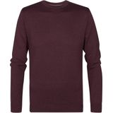 Petrol Industries - Fijngebreide Trui - Rood - Regular Fit - Pullover