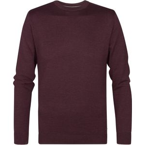 Petrol Industries - Fijngebreide Trui - Rood - Regular Fit - Pullover