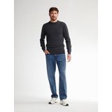 Petrol Industries - Fijngebreide Trui - Grijs - Regular Fit - Pullover