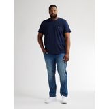 Petrol Industries - Logo T-shirt Sheridan - Blauw - Heren Plus Size