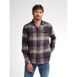 Petrol Industries - M-3050-SIL417 - Overhemd - Geruit - Met Lange Mouwen