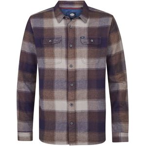 Petrol Industries - M-3050-SIL417 - Overhemd - Geruit - Met Lange Mouwen