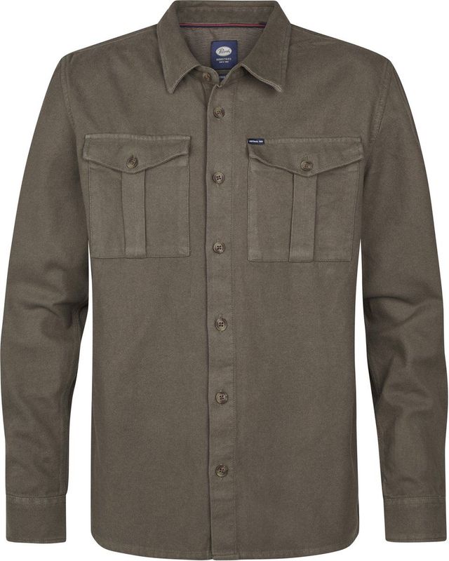 Petrol Industries - Heren Relaxed Chino Wausau - Groen - Maat W28L32