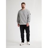 Petrol Industries - Leadville - Casual Sweater - Grijs - Heren Plus Size