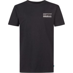 Petrol Industries - Acadia - T-shirt - Zwart - Korte Mouwen