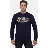 Petrol Industries - Artwork Sweatshirt Brookings - Blauw - Herensweater