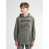 Petrol Industries - Artwork Hoodie Catskill - Groen - Jongens