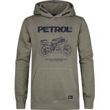 Petrol Industries - Artwork Hoodie Catskill - Groen - Jongens