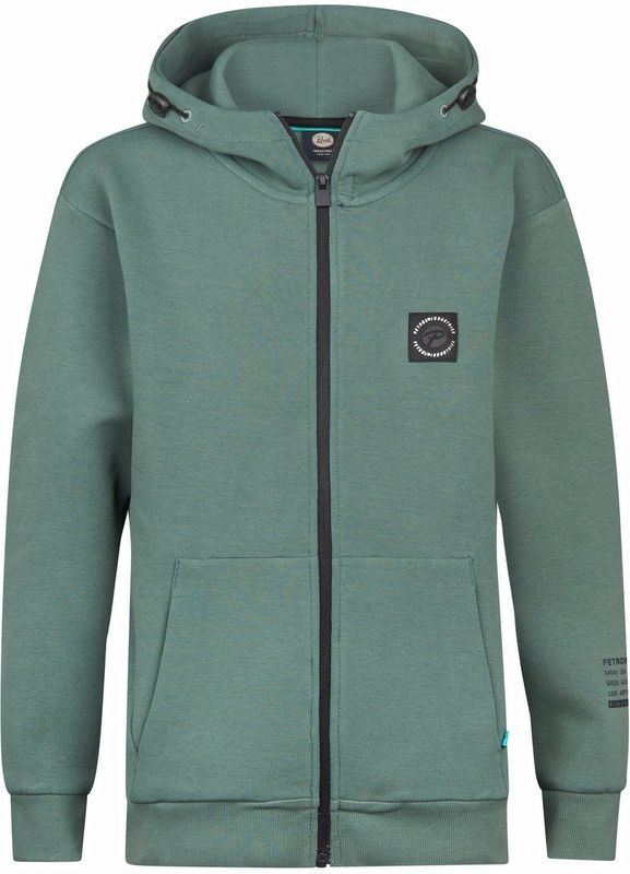 Petrol Industries - Siskiyou - Hooded Zip Sweater - Groen