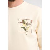 Petrol Industries - Sweater - Raw Sand - Met Print - Mannen