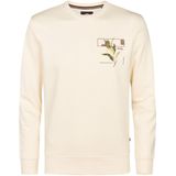 Petrol Industries - Sweater - Raw Sand - Met Print - Mannen