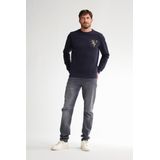 Petrol Industries - Sweater - Donkerblauw - Regular Fit - Lange Mouwen