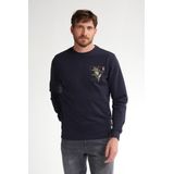 Petrol Industries - Sweater - Donkerblauw - Regular Fit - Lange Mouwen