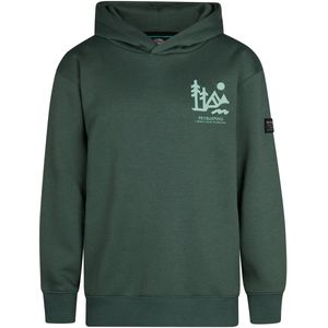 Petrol Industries - Graphic Hoodie Deschutes - Groen - Hoodie