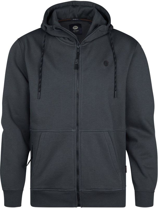 Petrol Industries - Rockford - Heren Hoodie Met Rits - Zwart