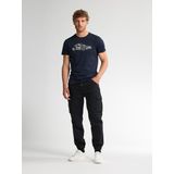 Petrol Industries - Heren T-shirt - Blauw - Autoprint Chisholm