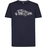 Petrol Industries - Heren T-shirt - Blauw - Autoprint Chisholm
