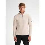 Petrol Industries - Iron River - Half-Zip Trui - Geel