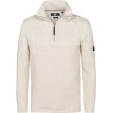 Petrol Industries - Iron River - Half-Zip Trui - Geel