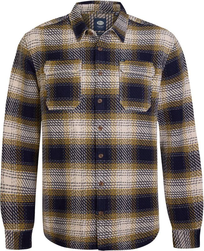 Petrol Industries - M-3050-SIL4050 - Overhemd - Geruit - Lange Mouwen