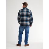 Petrol Industries - Billings - Overhemd - Blauw - Heren Plus Size Geruit